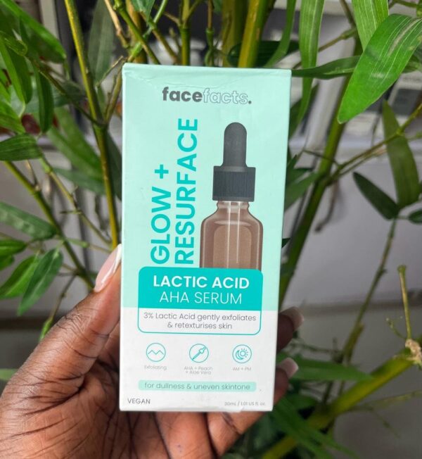 Face facts lactic Aha serum ( glow + resurface)