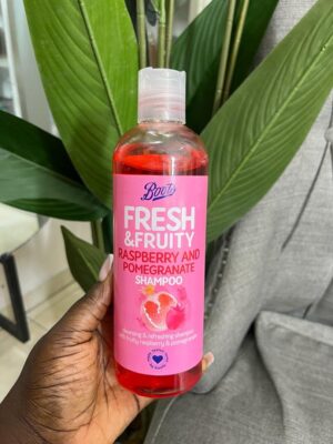 Boots fresh & fruity  raspberry & pomegranate shampoo