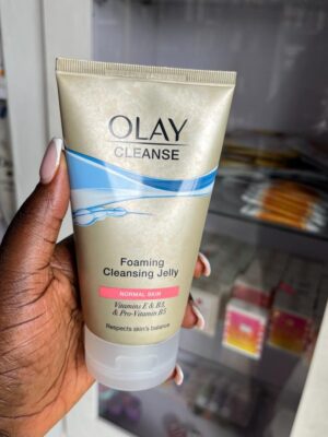 Olay foaming cleansing jelly vitamins E & B3 & pro vitamin B5