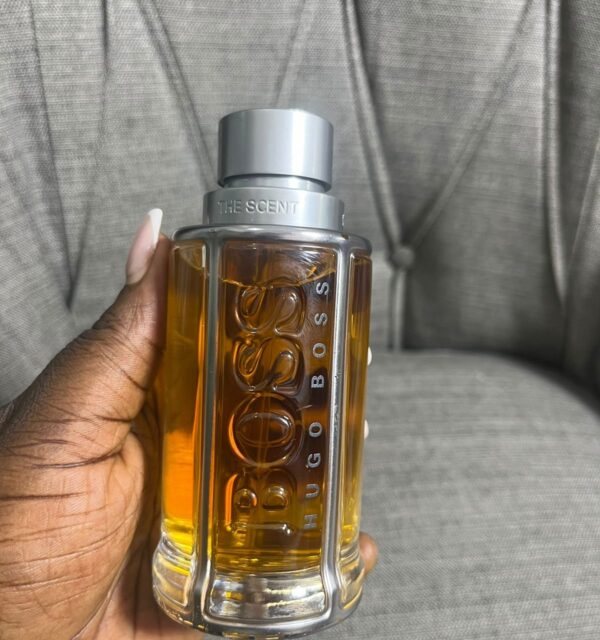 The scent Hugo Boss edt 100ml (unboxed) orange juice with silver body