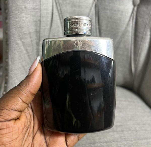montblanc paris for men edt 100ml(unboxed) black bottle silver cap
