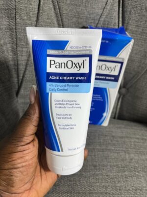 Panoxyl acne creamy wash 4% benzoyl peroxide daily control 170g
