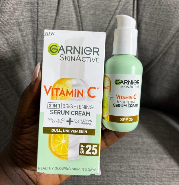 Garnier skin Active vitamin c brightening serum cream spf25