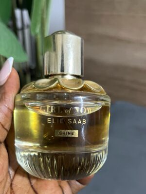 girl of now Elie Saab shine edp 50ml gold cover (unboxed) yellow juice