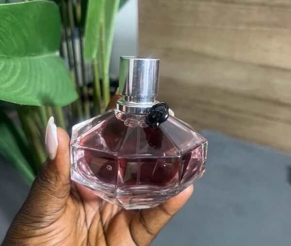 flower bomb Viktor&Rolf edp 90ml silver cover light pink juice(unboxed)