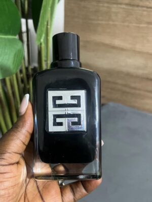 Givenchy gentleman society edp 100ml black & silver bottle