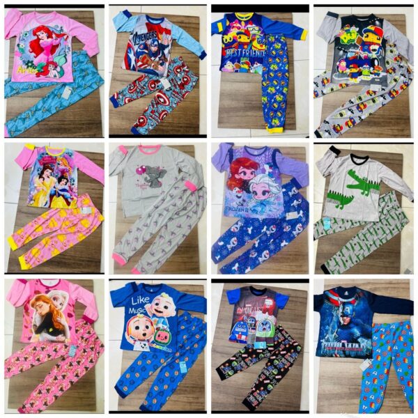 pj set collection for kiddies old stock