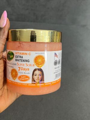 Veet gold vitamin c extra whitening super scrub