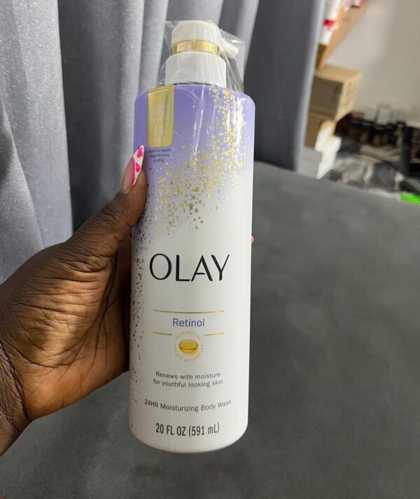 Olay retinol body hydrating body wash 591ml - Image 2