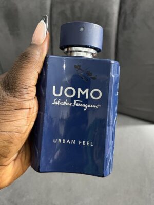 Uomo salvatore ferragamo urban feel  100ml blue bottle
