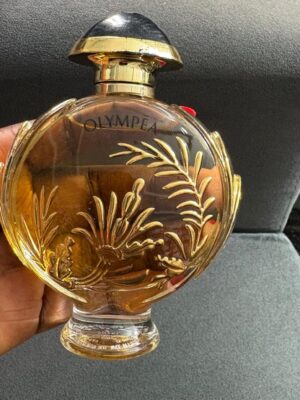 Olympēa edp 80ml (unboxed) black cover yellow juice floral design