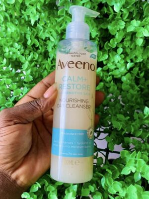 Aveeno calm + restore nourishing oat cleanser