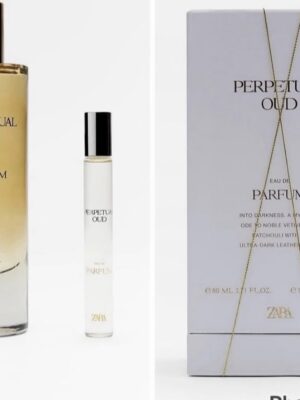 Zara perpetual oud eau de parfum 80ml & 10ml perfume