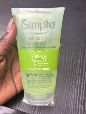 Simple refreshing facial wash 150ml