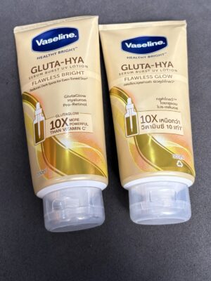 Vaseline gluta-hya flawless bright 330ml/300ml