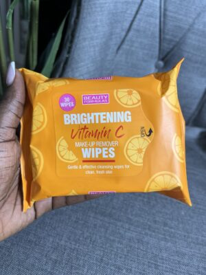 Beauty formulas brightening vitamin c wipes