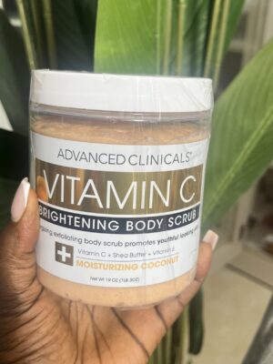 Advanced clinicals vitamin c brightening body scrub
