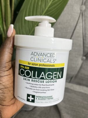 Advanced clinicals collagen skin rescue lotion