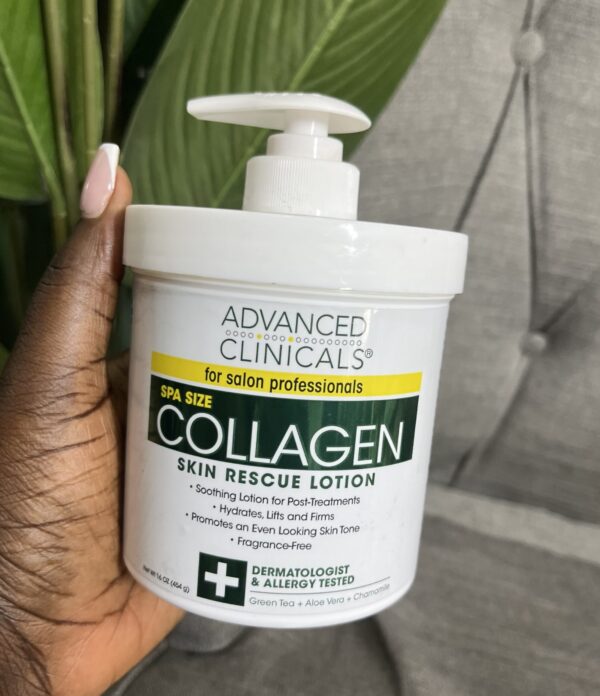 Advanced clinicals collagen skin rescue lotion
