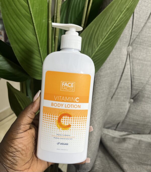 Face facts vitamin c body lotion