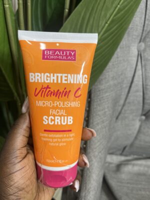 Beauty formulas brightening vitamin c micro polishing facial scrub