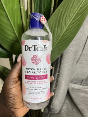 Dr teals witch hazel facial toner rose water