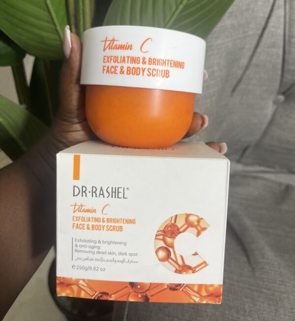 Dr rashel vitamin c exfoliating & brightening face & body scrub