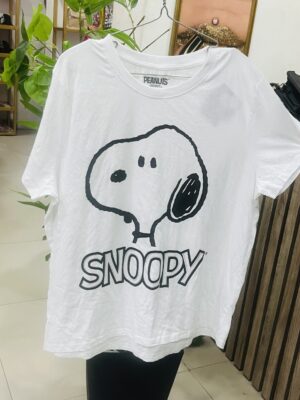 Primark snoopy Tshirt in white