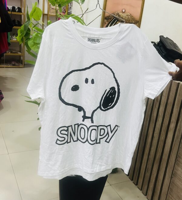 Primark snoopy Tshirt in white