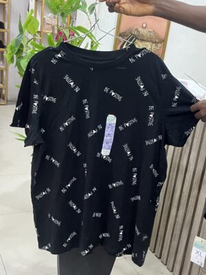 Primark be positive t-shirt in black