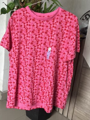 Primark love heart pink Tshirt