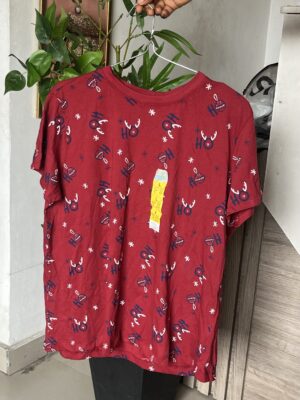 Primark burgundy Ho Tshirt L