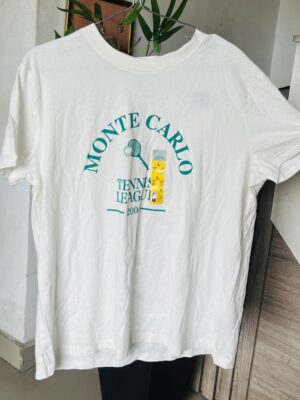 Primark Monte Carlo details t-shirt in cream L