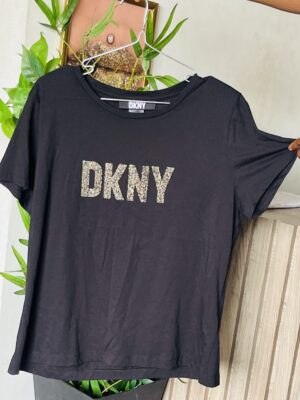 Dkny shine Tshirt in black