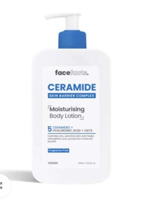 Face facts ceramide moisturising body lotion