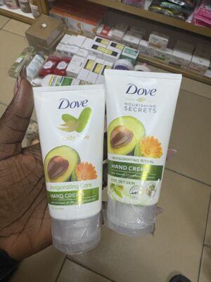 Dove hand cream collection