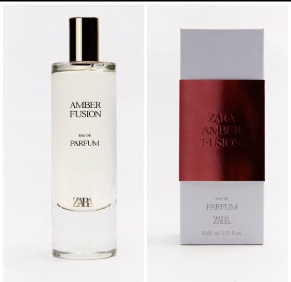 Zara Amber fusion perfume 80ml