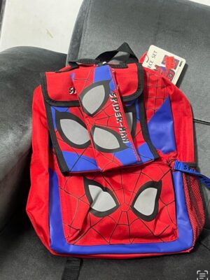 Primark Spiderman school bag in red/blue boys
