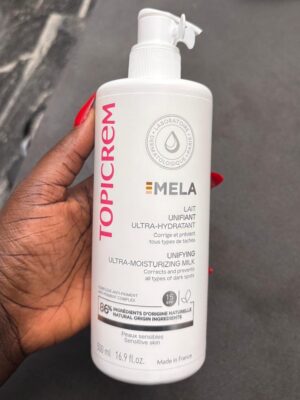 Topicrem mela unifying ultra moisture milk