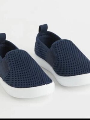 H&M boys slip-on navy blue trainers kids