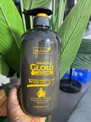 Bio nature healthy glow alpha Arbutin & kojic acid pro lightening scrub shower wash