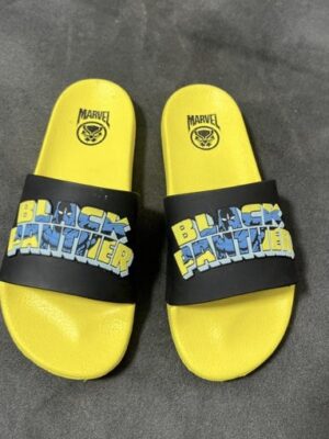 Primark boys slides collection -black panther yellow