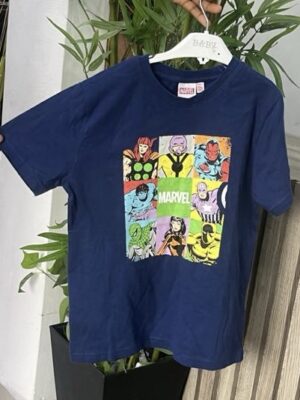 Primark marvel navy blue boys tshirt
