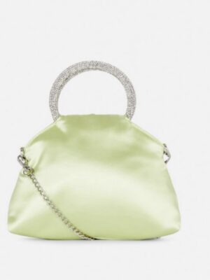 Primark party lemon rhinestone bag