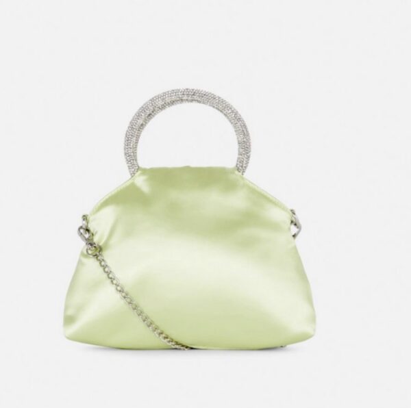 Primark party lemon rhinestone bag