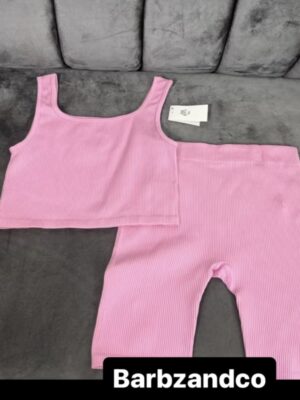 Primark two piece lounge set in light baby pink