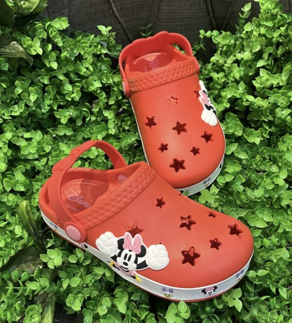 Primark star orange Mickey mouse girlie crocs