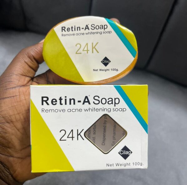 Retin A soap 24k remove acne whitening soap 100g