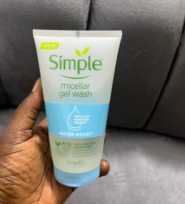 Simple micellar gel wash  150ml
