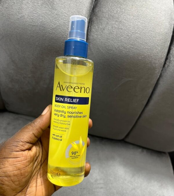 Aveeno daily  skin relief body oil spray